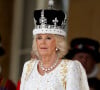 "Je pense que cela se produira dans ce pays. Je pense que le roi et la reine ont donné 10 ans à ce travail, je pense qu'il s'agit d'un plan sur 10 ans"
Sortie de la cérémonie de couronnement du roi d'Angleterre à l'abbaye de Westminster de Londres Camilla Parker Bowles, reine consort d'Angleterre - Sortie de la cérémonie de couronnement du roi d'Angleterre à l'abbaye de Westminster de Londres, Royaume Uni, le 6 mai 2023. 