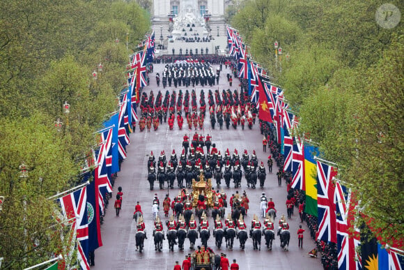 Sortie de la cérémonie de couronnement du roi d'Angleterre à l'abbaye de Westminster de Londres Atmosphère - Sortie de la cérémonie de couronnement du roi d'Angleterre à l'abbaye de Westminster de Londres, Royaume Uni, le 6 mai 2023. 