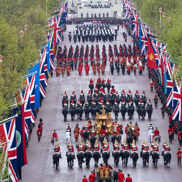 Sortie de la cérémonie de couronnement du roi d'Angleterre à l'abbaye de Westminster de Londres Atmosphère - Sortie de la cérémonie de couronnement du roi d'Angleterre à l'abbaye de Westminster de Londres, Royaume Uni, le 6 mai 2023. 