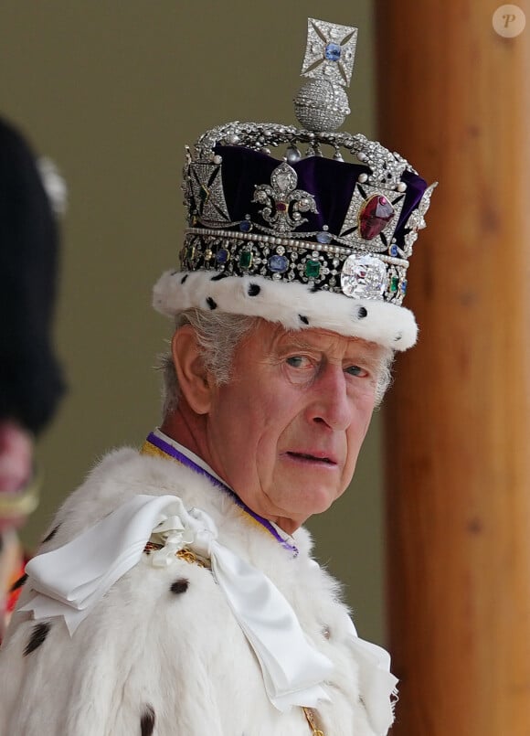 Sortie de la cérémonie de couronnement du roi d'Angleterre à l'abbaye de Westminster de Londres Le roi Charles III d'Angleterre - Sortie de la cérémonie de couronnement du roi d'Angleterre à l'abbaye de Westminster de Londres, Royaume Uni, le 6 mai 2023. 
