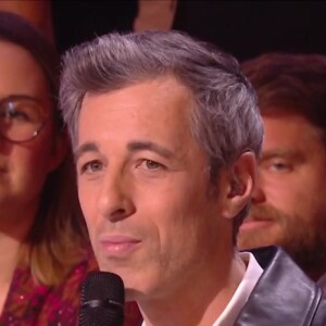 En effet, alors qu'il voulait donner la parole à Adeline Toniutti, c'est la prof de danse qui s'est mise à parler.
Michael Goldman à la demi-finale de la Star Academy. Le 27 janvier 2024.