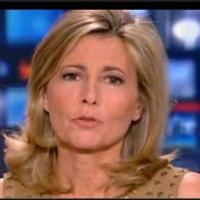 Regardez Claire Chazal, d'abord révoltée, se soumettre à la punition du CSA !