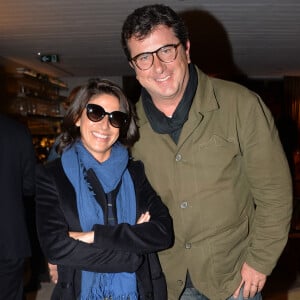 Exclusif - Pascal Bataille et sa femme Adra - Lancement de la marque de lunettes "Nathalie Blanc" au restaurant "Ma Cocotte" à Saint-Ouen le 24 septembre 2015.