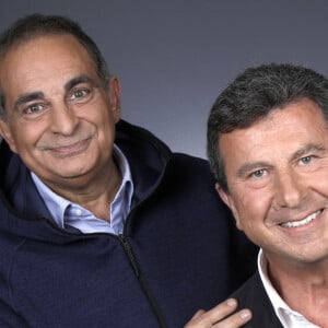 Portrait de Laurent Fontaine et Pascal Bataille, lors de l'enregistrement de l'émission "Chez Jordan". Le 28 septembre 2022 © Cédric Perrin / Bestimage  