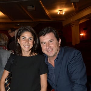 Archive - Pascal Bataille et son femme Andra - Remise du 16e Prix Clarins de la Femme Dynamisante au Theatre Mogador a Paris, le 14 octobre 2013. 