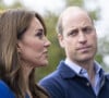 Le prince William a fait quelques confidences sur sa femme Kate Middleton. 
Le prince William, prince de Galles, et Catherine (Kate) Middleton, princesse de Galles, au centre sportif national de Bisham Abbey à Marlow, à l'occasion de la Journée mondiale de la Santé mentale.