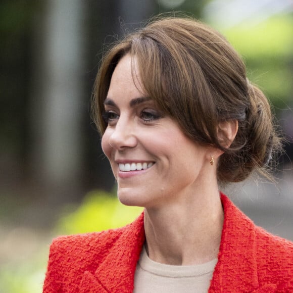 Catherine (Kate) Middleton, princesse de Galles se rend au centre éducatif Orchards de Milton Regis à Sittingbourne le 27 septembre 2023. 
