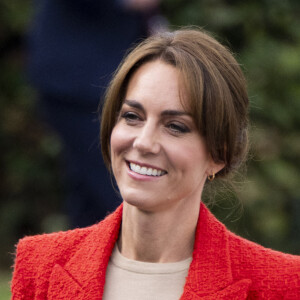 Catherine (Kate) Middleton, princesse de Galles se rend au centre éducatif Orchards de Milton Regis à Sittingbourne le 27 septembre 2023. 