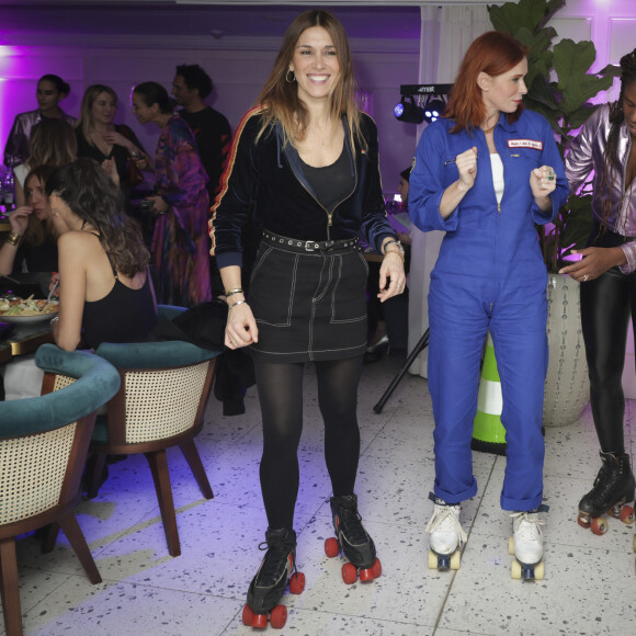 Exclusif - Audrey Fleurot - 9ème édition de la "Soirée patins" à l'Hôtel Kimpton St Honoré à Paris le 8 février 2024.