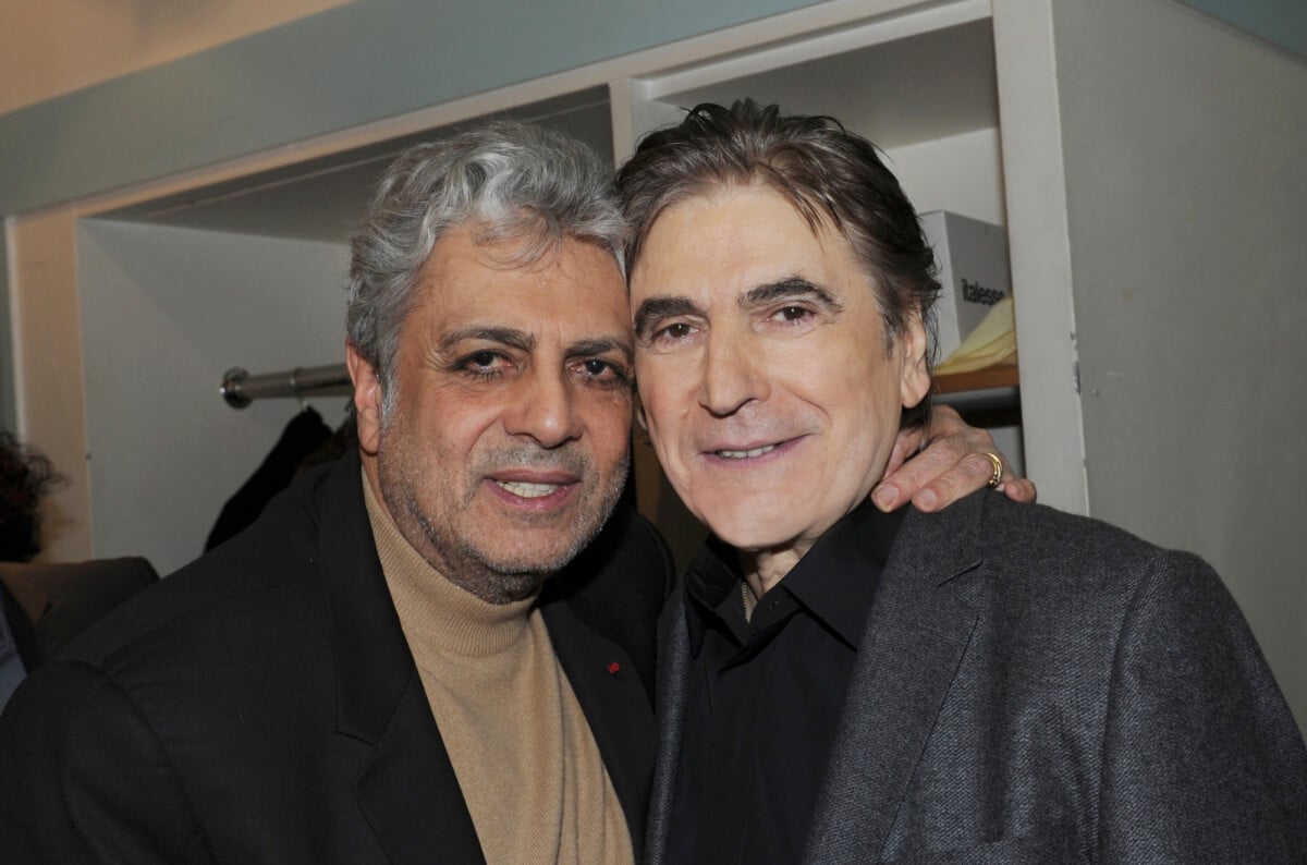 Photo : Exclusif - Enrico Macias - Serge Lama a fete ses 50 ans de carriere  sur la scene de l'Olympia. Le 13 fevrier 2013 - Purepeople
