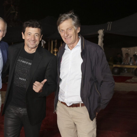 Exclusif - Thomas Valentin, Patrick Bruel, Nicolas de Tavernost - Backstage - Enregistrement du Concert pour la Tolérance 2022 à Agadir, diffusée le 23 décembre sur W9 © Jack Tribeca / Bestimage 