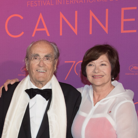 Michel Legrand et sa femme Macha Méril - Arrivées au dîner de la cérémonie d'ouverture du 70ème Festival International du Film de Cannes. Le 17 mai 2017 © Borde-Jacovides-Moreau/Bestimage 