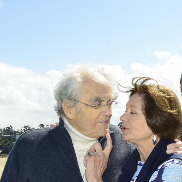 Exclusif - Rendez-vous avec Macha Méril et son mari Michel Legrand en thalassothérapie au centre Thalassa à Dinard. Le 28 avril 2015