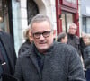 Exclusif - Christophe Dechavanne à la sortie des studios RTL à Neuilly-sur-Seine, France, le 30 janvier 2024.