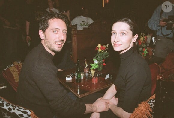 Gad Elmaleh et Anne Brochet aux 20 ans du Festival Juste pour rire le 15 janvier 2002
