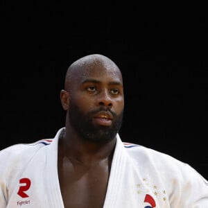 Teddy Riner (FRA) Vs Minjong Kim (KOR) - Judo : Le Paris Grand Slam 2024. Paris, le 4 février 2024.