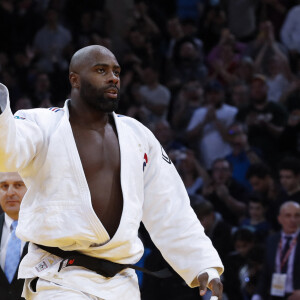 Teddy Riner (FRA) Vs Minjong Kim (KOR) - Judo : Le Paris Grand Slam 2024. Paris, le 4 février 2024.