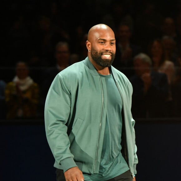 Teddy Riner - Rolex Paris Bercy Masters 1000 - Novak Djokovic remporte la finale face à G.Dimitrov à Paris le 5 novembre 2023. Son septième titre à Bercy. © Veeren / Bestimage