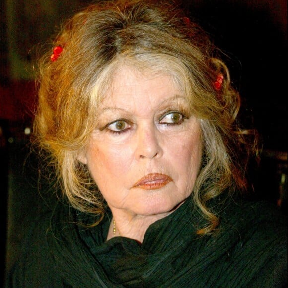 Brigitte Bardot n'est pas contente.
Brigitte Bardot reçue par le recteur de la Mosquée de Paris.