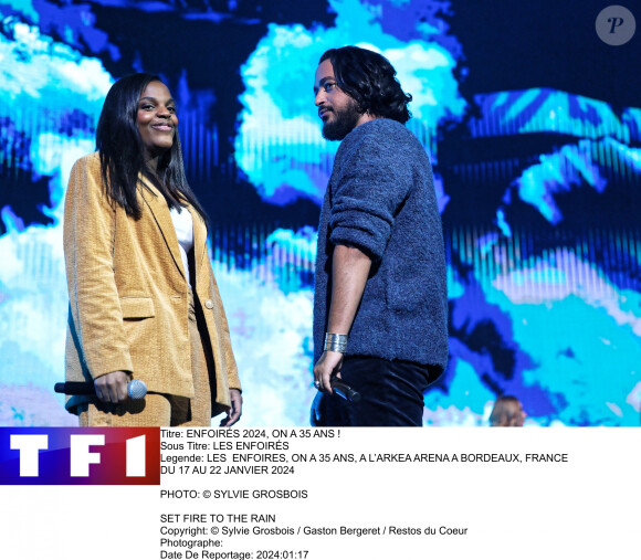 Le concert des Enfoirés 2024 diffusé sur TF1.