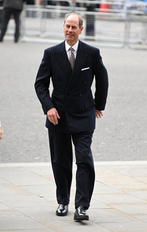Le prince Edward, duc d'Edimbourg - Arrivées au service annuel du jour du Commonwealth à l'abbaye de Westminster à Londres, le 13 mars 2023. 