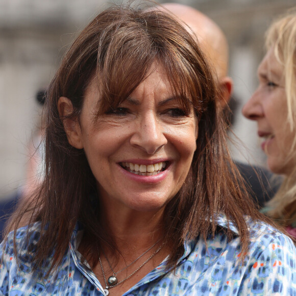 Anne Hidalgo - La maire de Paris lors de la commémoration du 50e anniversaire du coup d'état au Chili à la Mairie de Paris. Le 11 septembre 2023 © Jonathan Rebboah / Panoramic / Bestimage