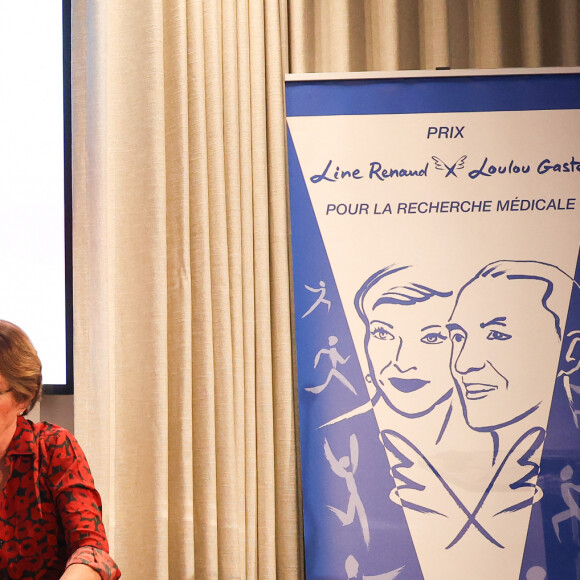 Exclusif - Line Renaud et Claude Chirac - Remise du prix "Fonds de dotation Line Renaud-Loulou Gasté" pour la recherche médicale à la Maison de la Recherche à Paris le 15 novembre 2023. © Coadic Guirec/Bestimage 