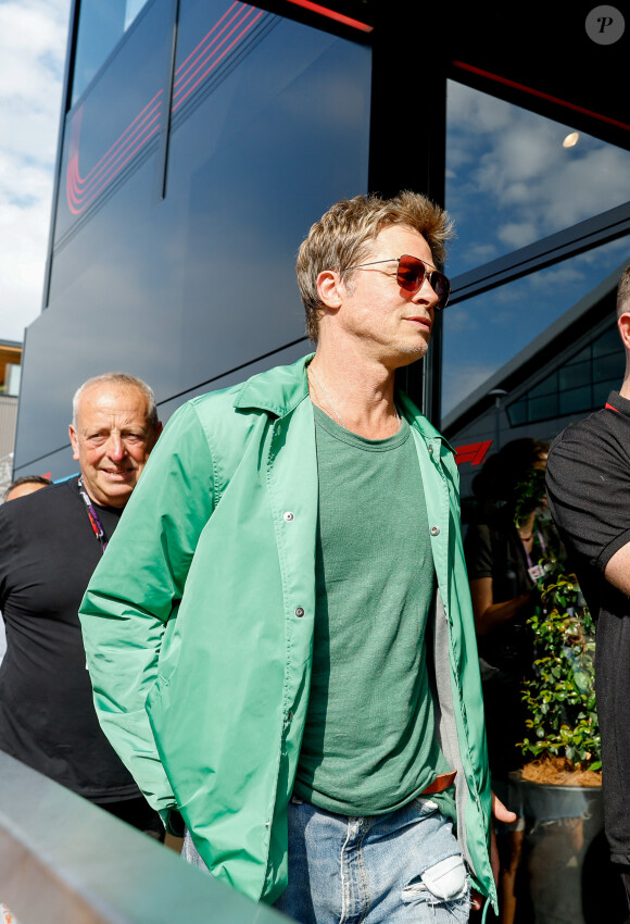 Brad Pitt - F1 Grand Prix de Grande Bretagne au Silverstone Circuit le 08.07.2023