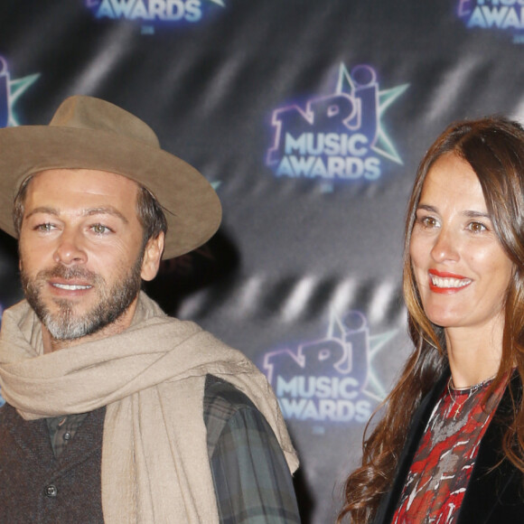 Christophe Maé et sa compagne Nadège Sarron lors de la 18ème cérémonie des "NRJ Music Awards" au Palais des Festivals à Cannes, le 12 novembre 2016. © Christophe Aubert via Bestimage 