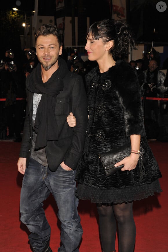 Christophe Mae et sa femme - Christophe Mae et Nadege au NRJ Music Awards au Palais des Festivals de Cannes en 2012.