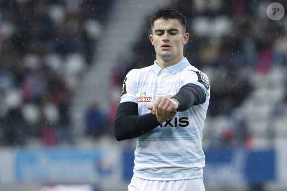 Nolann Le Garrec a ébloui de son talent la rencontre remporté par les Bleus au Pays de Galles
 
Nolann Le Garrec (Racing 92) - Victoire du Racing 92 face au Stade Français (13 - 9) lors de la 7ème Journée du Top 14 à Paris, le 18 novembre 2023. © Michael Baucher / Panoramic / Bestimage