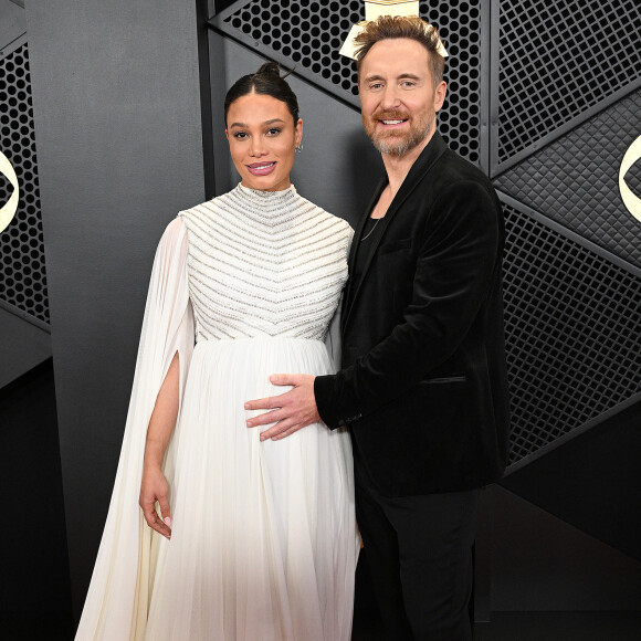 David Guetta vient d'annoncer une heureuse nouvelle
David Guetta et sa compagne Jessica Ledon, enceinte - Arrivées à la 66ème édition des Grammy Awards à la Crypto.com Arena à Los Angeles