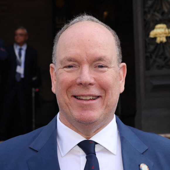 Exclusif - Le prince Albert II de Monaco - Le prince Albert II de Monaco à la 15ème édition de la Monaco Blue Initiative à Monaco le 18 mars 2024. © Claudia Albuquerque/Bestimage 