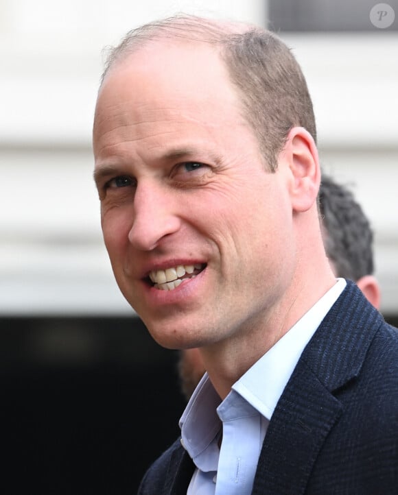 Le prince William, prince de Galles arrive pour visiter le terrain de cricket Kia Oval à Londres, Royaume Uni.
