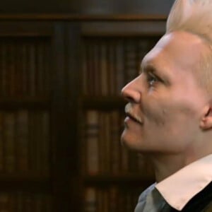 Johnny Depp - Capture d'écran du film "Les animaux fantastiques, les crimes de Grindelwald".