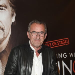 Exclusif - Christophe Dechavanne - Célébrités à la 2ème repésentation "An Evening With Al Pacino" au théâtre de Paris à Paris, France, le 23 octobre 2018. © Coadic Guirec/Bestimage 