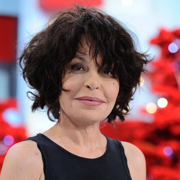 Exclusif - Isabelle Mergault - Enregistrement de l'émission "Vivement Dimanche prochain" présentée par M.Drucker et diffusée le 5 janvier 2020 sur France 2. Le 4 décembre 2019 © Guillaume Gaffiot / Bestimage 