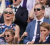 Les jeunes enfants, confrontés à la maladie de leur maman, savent qu'ils doivent plus que jamais être présent pour elle
Princesse Charlotte et prince George à Wimbledon le 16 juillet 2023