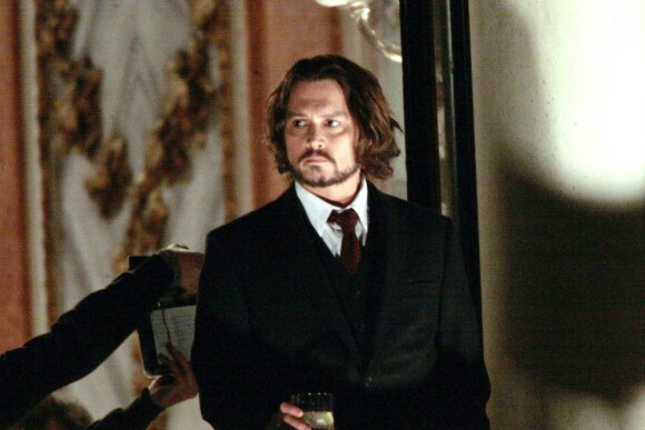 Johnny Depp à l'occasion du tournage de The Tourist, en mars 2010.