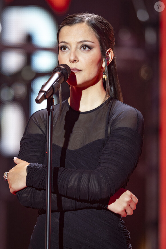 Exclusif - Camille Lellouche lors de l'enregistrement de la soirée "Les 30 ans du sidaction - la soirée événement" au Grand Rex à Paris diffusée le 23 mars 2024 sur France 2. © Cyril Moreau / Coadic Guirec / Bestimage