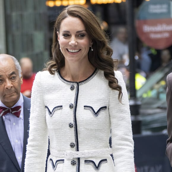 Kate Middleton arrive à la réouverture de la National Portrait Gallery à Londres, Royaume-Uni, le 20 juin 2023.