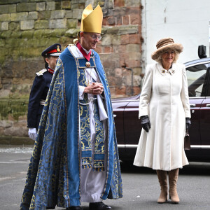 Les Britanniques lui ont montré à quel point ils étaient reconnaissants de ce qu'elle faisait pour le roi.
Camilla Parker Bowles assiste au service Royal Maundy à la cathédrale de Worcester, le 28 mars 2024.
