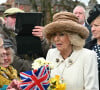 Après le discours préenregistré de Charles III, elle a offert les cadeaux aux fidèles de l'Église.
Camilla Parker Bowles assiste au service Royal Maundy à la cathédrale de Worcester, le 28 mars 2024.