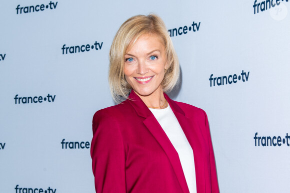 Maya Lauqué lors du photocall dans le cadre de la conférence de presse de France Télévisions au Pavillon Gabriel à Paris, France, le 24 août 2021. © Pierre Perusseau/Bestimage