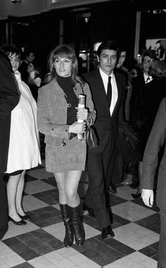 Archives : Alain Delon et sa femme Nathalie