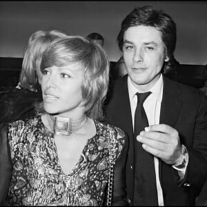 Archives : Alain Delon et sa femme Nathalie en 1971