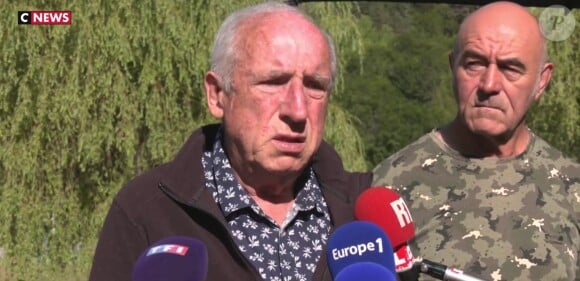 Le maire du Vernet, François Balique interviewé par les équipes de CNews (Capture).