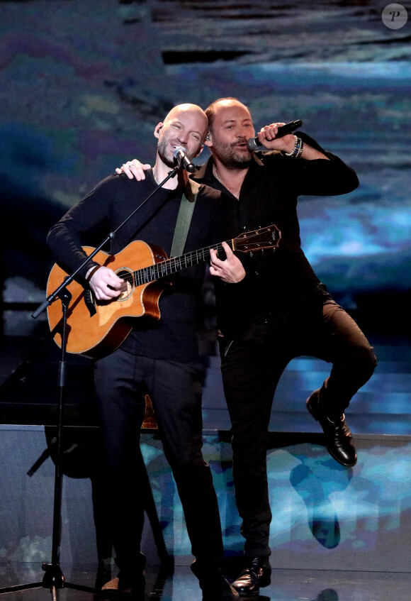 Exclusif - Le groupe Tryo (Christophe Mali) - Enregistrement de la 2ème partie de l'émission "La Chanson secrète 11" à Paris, diffusée le 24 juin sur TF1. © Jacovides-Moreau / Bestimage