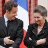Nicolas Sarkozy s'est libéré à la dernière minute pour assister à la réception de son amie Simone Veil à l'Académie française, le 18 mars 2010