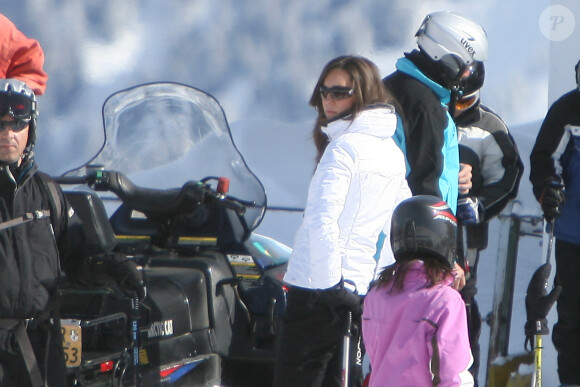 Prince William et Kate Middleton, vacances au ski à Klosters, Suisse, mars 2008. @ Splash News